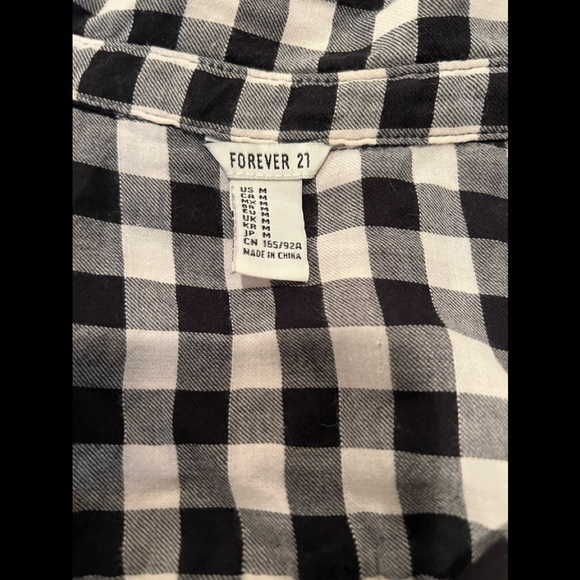 FOREVER 21 Long sleeve tunic- shirt/ size M - Picture 6 of 7